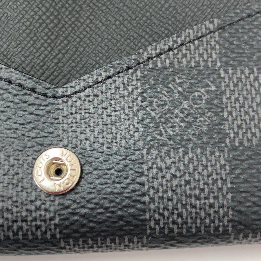 LOUIS VUITTON ルイ ヴィトン ダミエ グラフィット カードケース アンヴェロップ カルト ドゥ ヴィジット