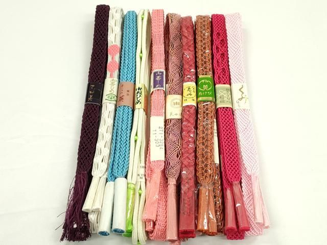 平和屋本店 夏物 和装小物 帯締め10本セット CXAA0348s5
