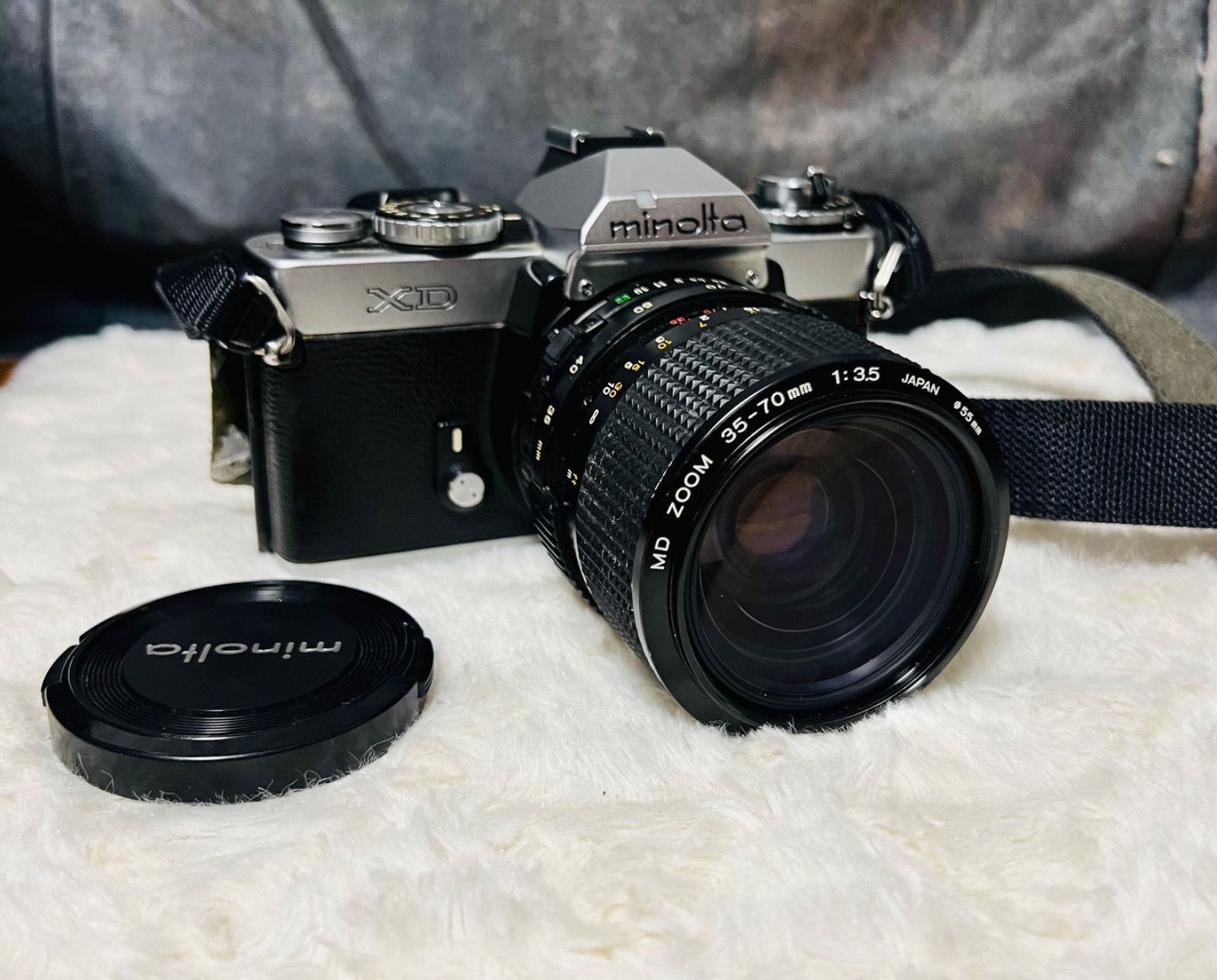 minolta XD MD ZOOM 35-70mm レンズ付き フィルムカメラ minolta XD MD