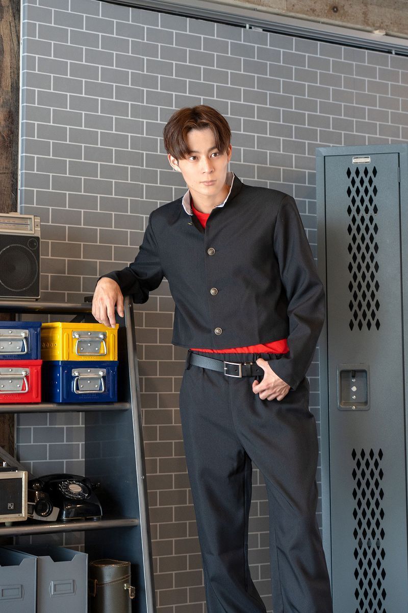 学生服上下セット　レトロ　7号　標準A  学ラン コスプレ 男子　男装 男子 学ラン 高校生 学生服 中学生 コスプレ衣装 入学式 上着