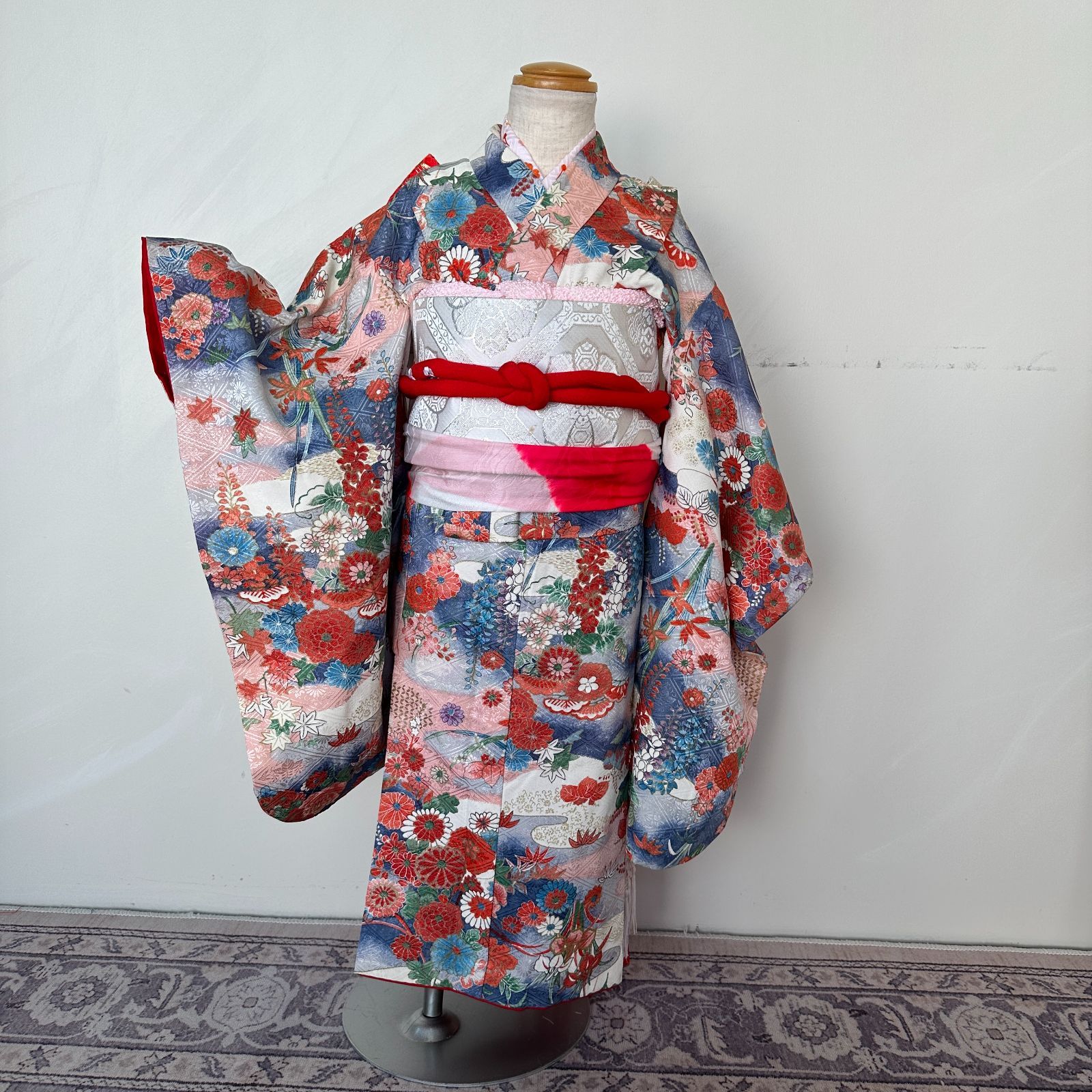 七五三7歳 着物 アンティーク 骨董品 ヴィンテージ 古典柄 七五三7歳