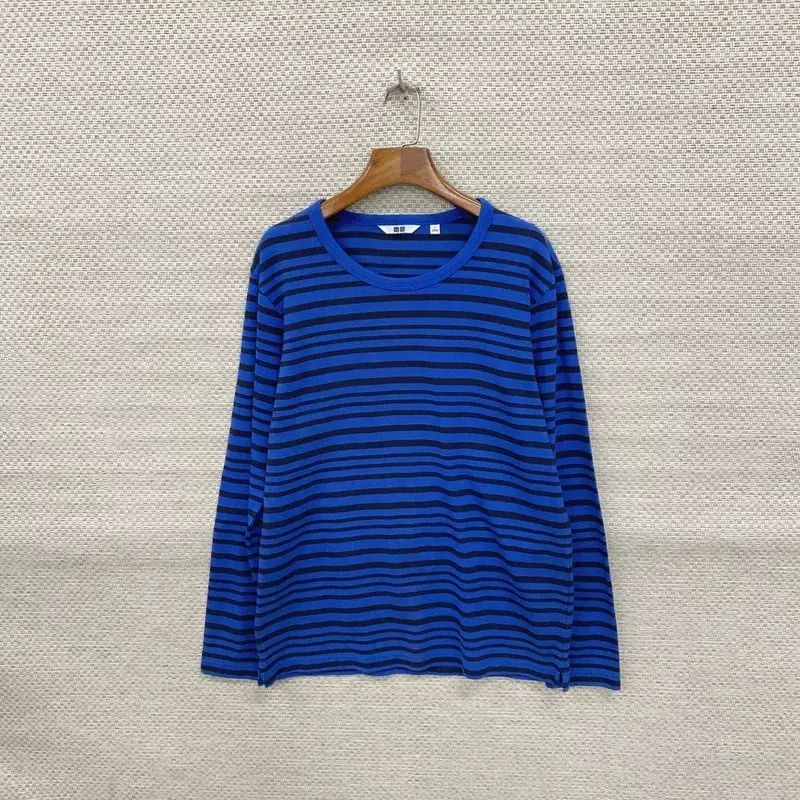 【雷市場（ポンジャン）商品韓国直送】 UNIQLO(ユニクロ) ストライプ 長袖Tシャツ 長袖 ロングスリーブ 95 K07636