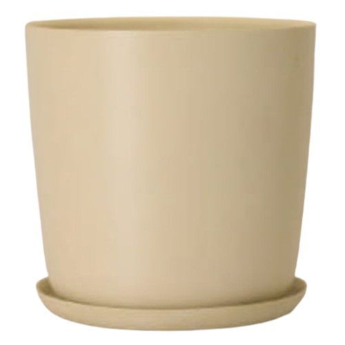 花 観葉植物用ポット エステリ 38 L Recycled Plastic POT 1個入り 83130 底穴あり 受皿付き 代引き不可 大型ポット FARM p133