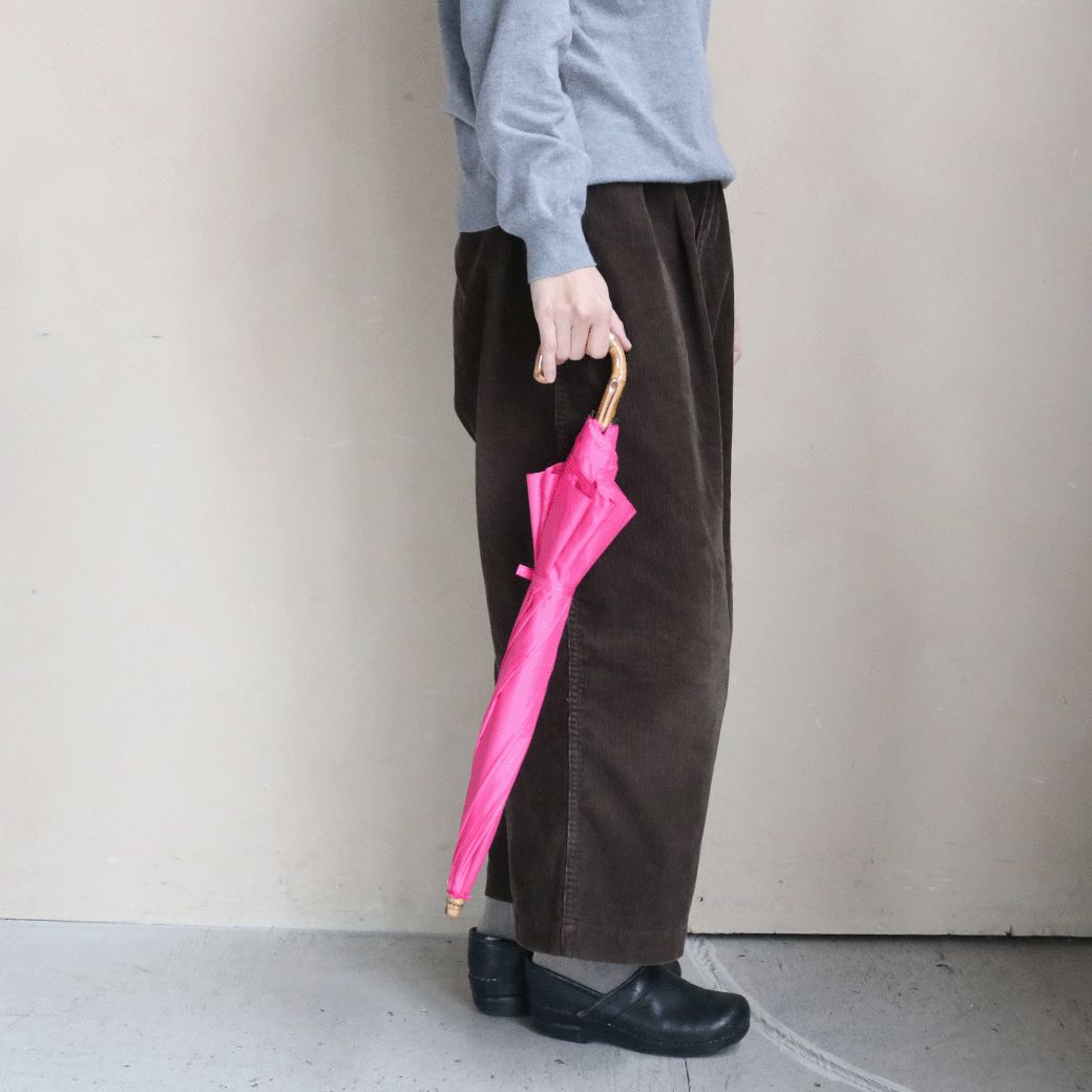 CINQ 折りたたみ雨傘 1点 ｜グレー ブラック ローズピンク UV加工 日傘