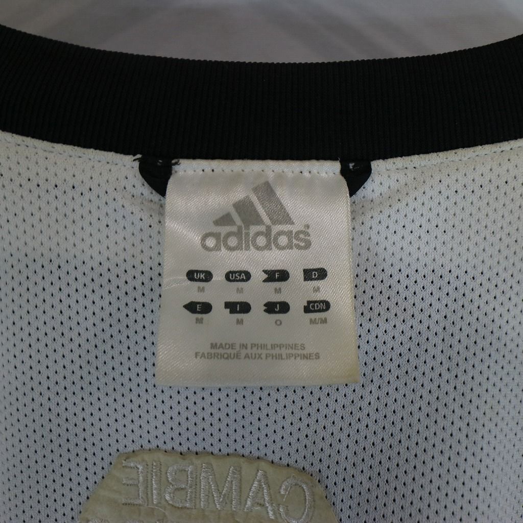 SALE/ adidas アディダス  ナイロンプルオーバージャケット  刺繍  スポーツ  ブラック (メンズ M)   N7001