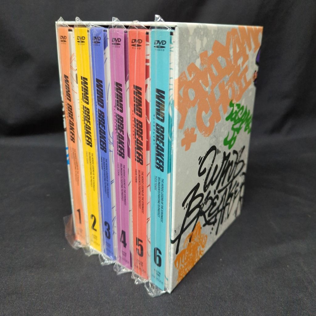【中古】アニメイト特典＆BOX付)WIND BREAKER 全6巻セット(完全生産限定版)/BD[69][240069204696] 中古】アニメイト特典＆BOX付)WIND BREAKER 全6巻セット(完全