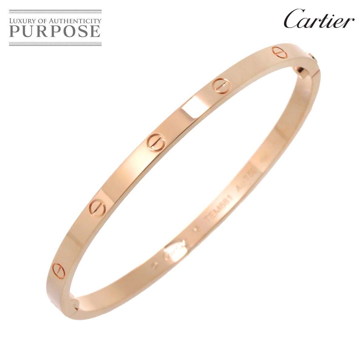 カルティエ Cartier ラブ ブレス SM #16 K18 PG 750 ブレスレット ...