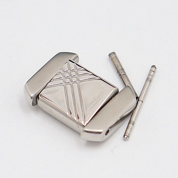 良品 バーバリー 純正ベルト 1コマ 14mm用 シルバーカラー