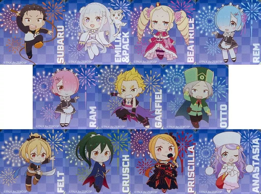 マグネット・磁石 全11種セット 「Re：ゼロから始める異世界生活