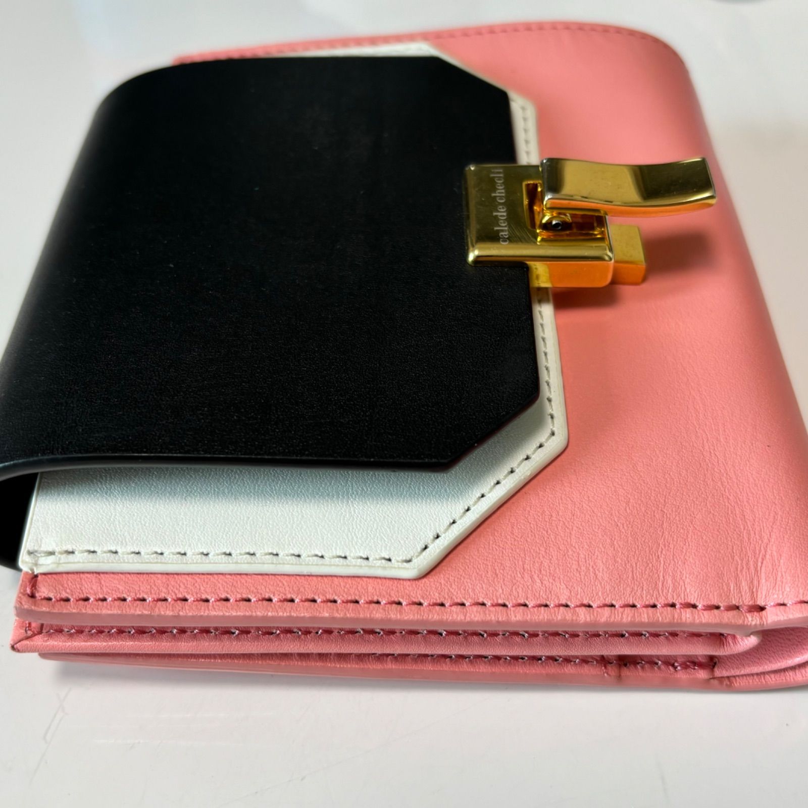 calede checli 新品未使用 財布 WALLET ／ BLACK | calede checli