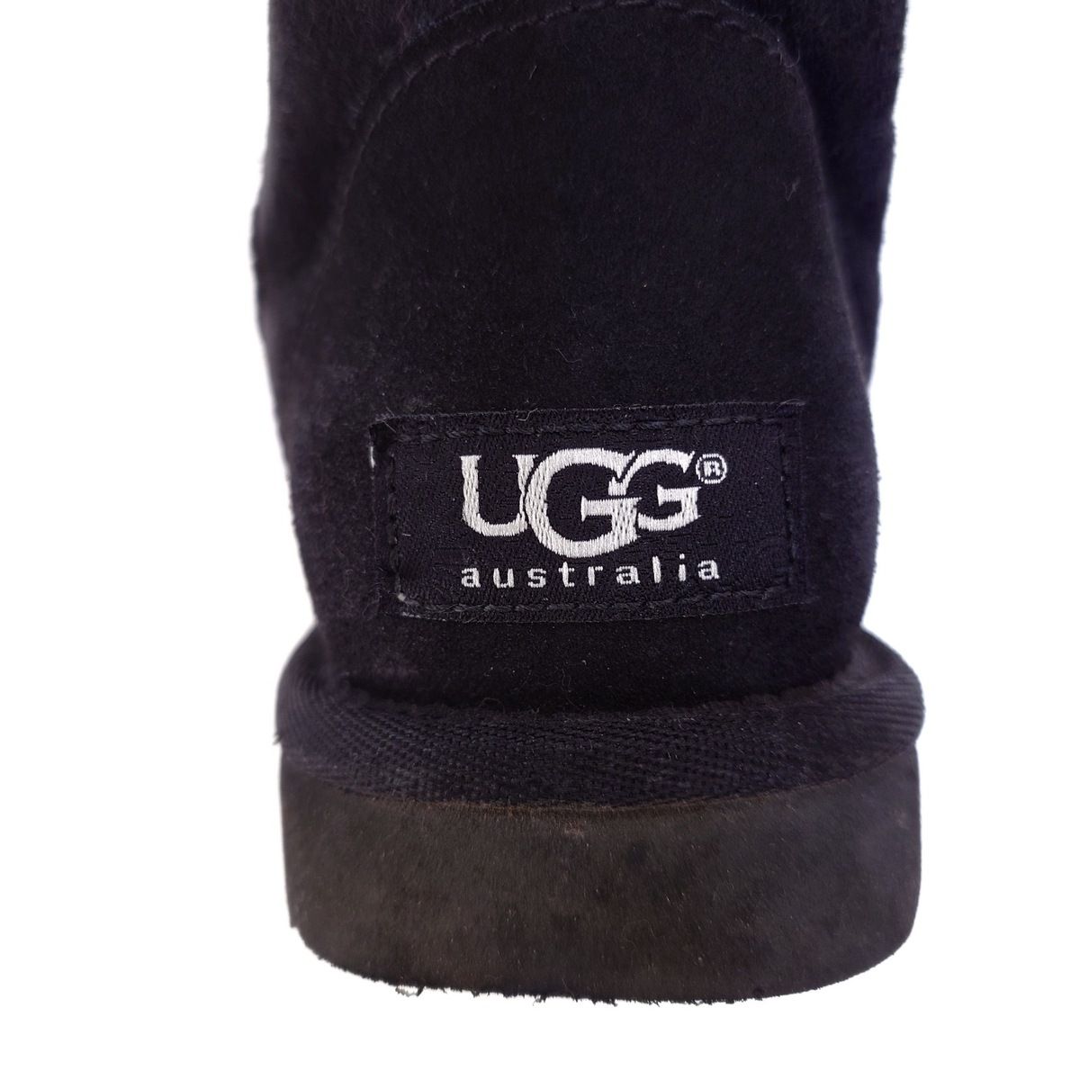 UGG(アグ) ショートブーツ 22 レディース クラシックショート 5825 黒 ムートン