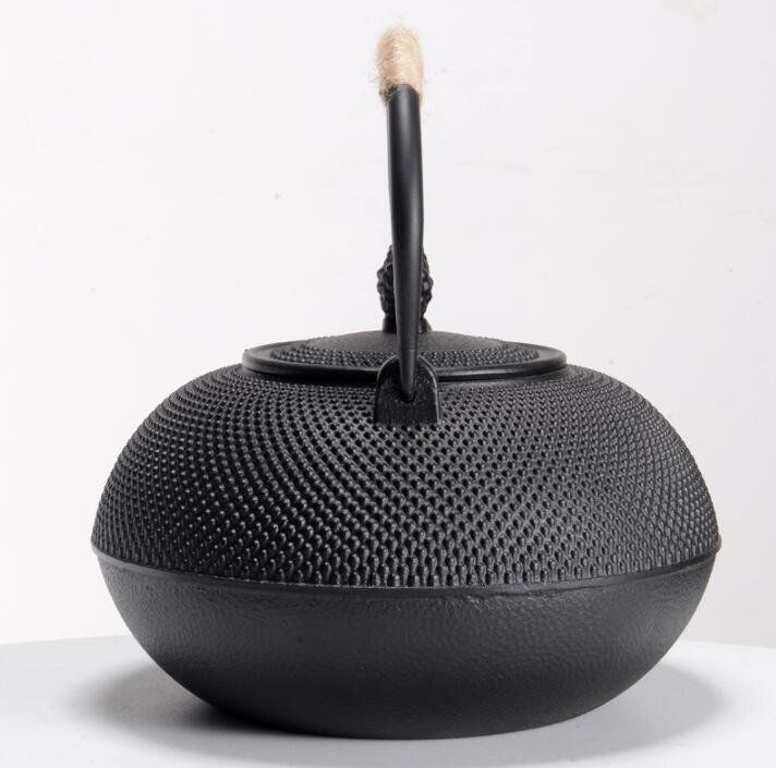 大容量 鉄瓶 急須を入れる 鋳鉄製の壷 ティーポット手作り コーティングなし お茶の道具 3000ML SKLAD-KIRPICHA_RU