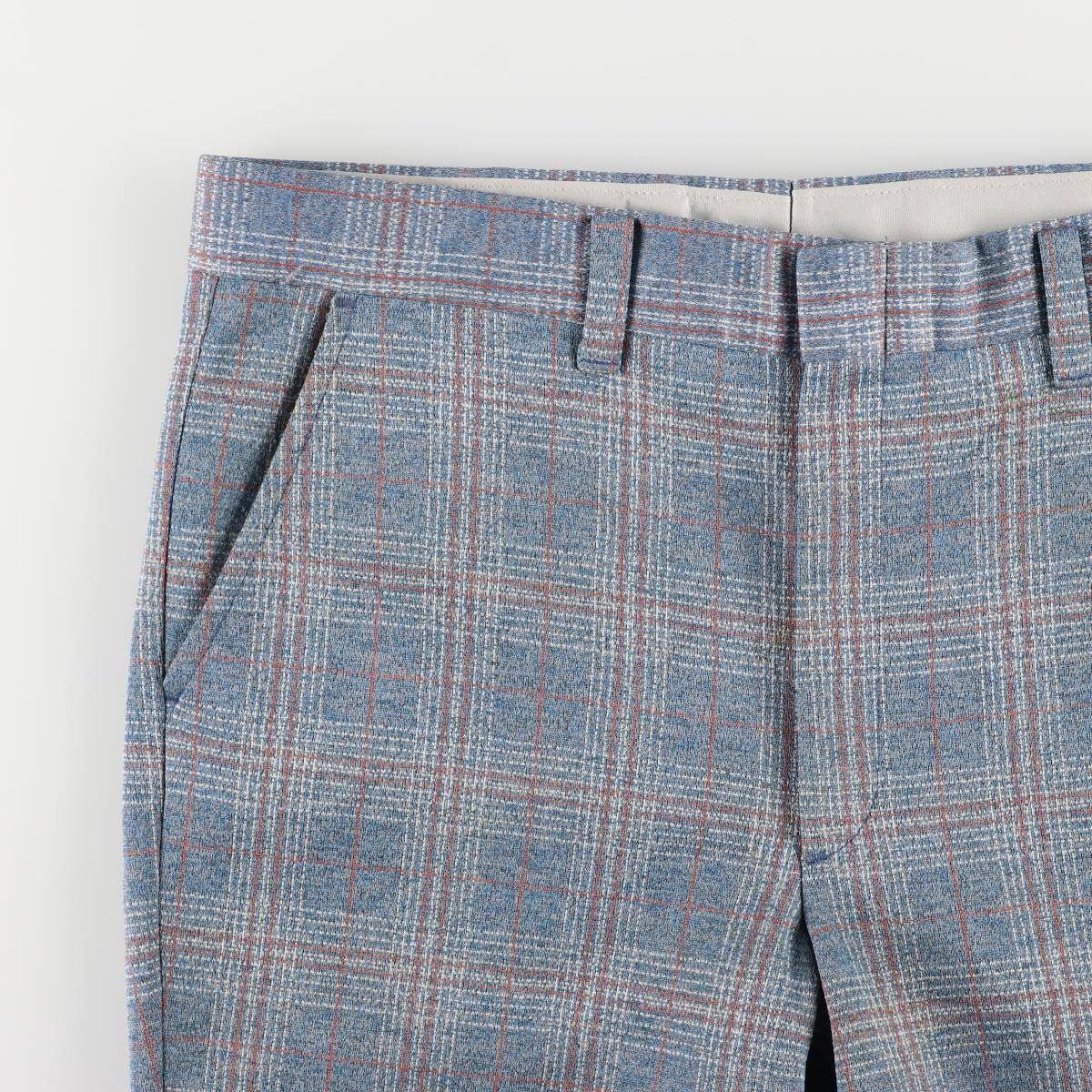 古着 70 80年代 ファーラー FARAH チェック柄 フ パンツ メンズw37相当 ヴィンテージ eaa570604 KIN-KAAI_COM