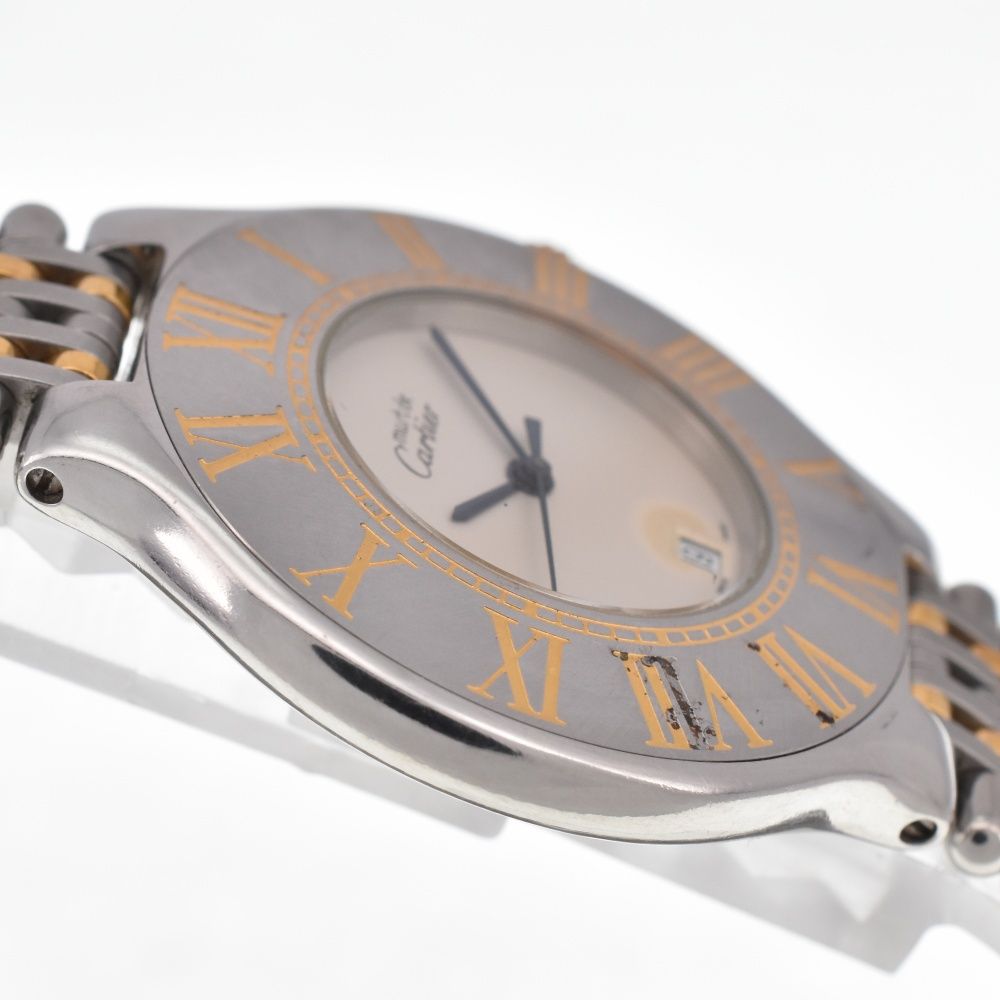 カルティエ CARTIER 126000P マスト21 ヴァンティアン SS/GP クォーツ  