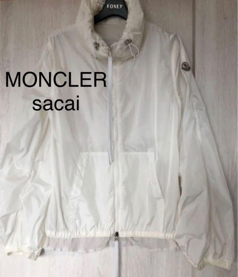 MONCLER S sacai モンクレール エス サカイ SANA ホワイト1