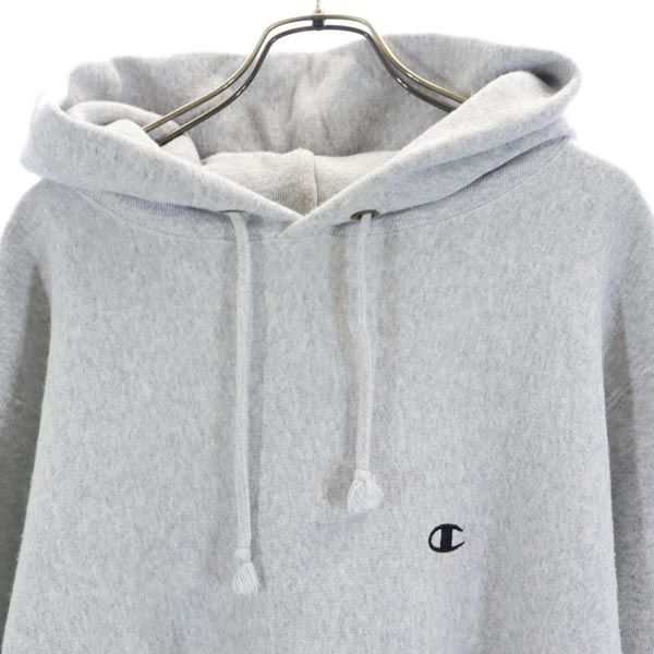 チャンピオン 青単 復刻 スウェットジャケット M ネイビー系 Champion 裏起毛 ロゴ刺繍 メンズ 【中古】  【230128】