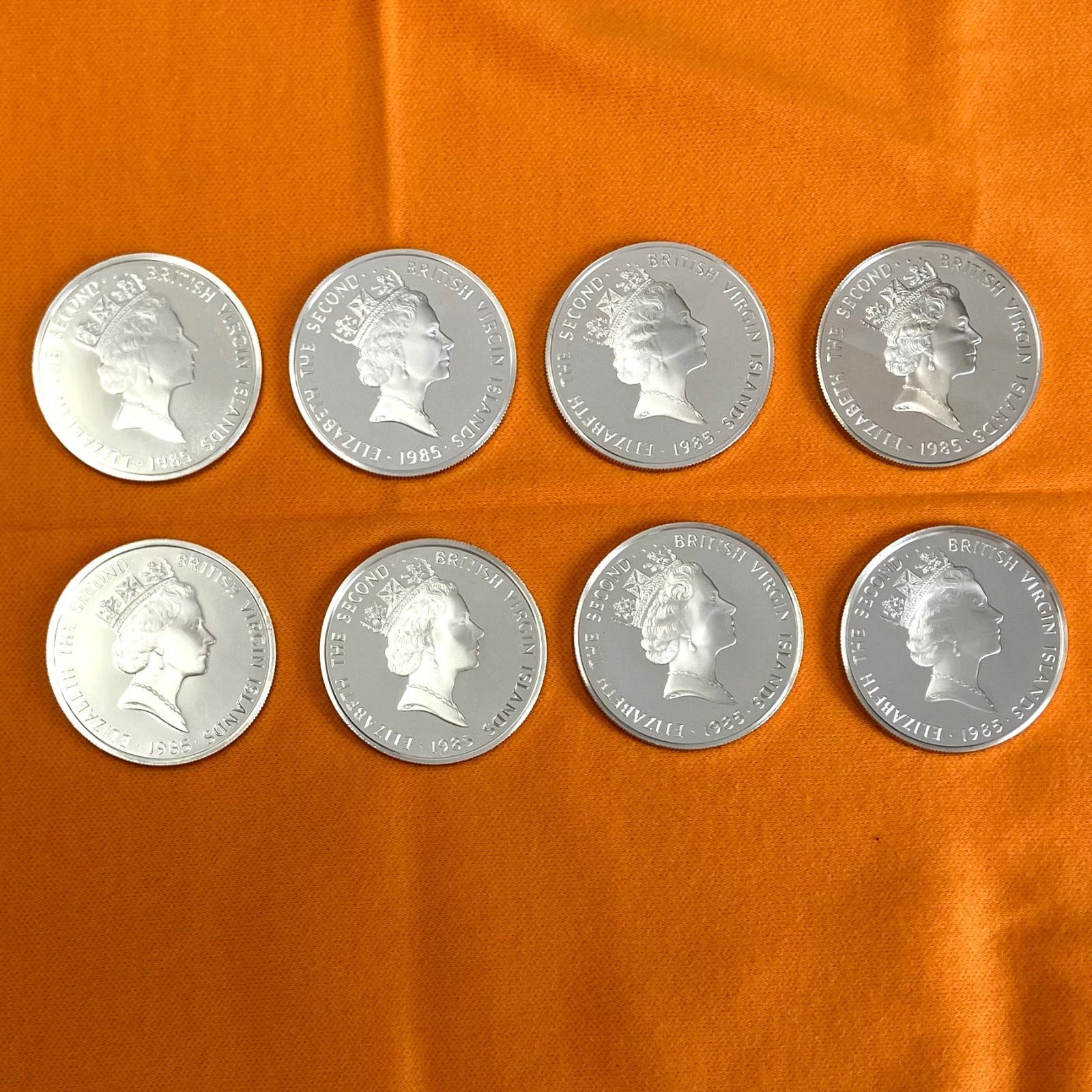 カリブ海の秘宝のコインシリーズ 銀貨 25点セット 475g 英領ヴァージン ...