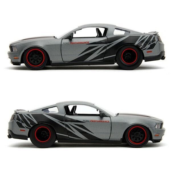 JADATOYS 2010 フォード マスタングGT グレー ミニカー アメリカン雑貨