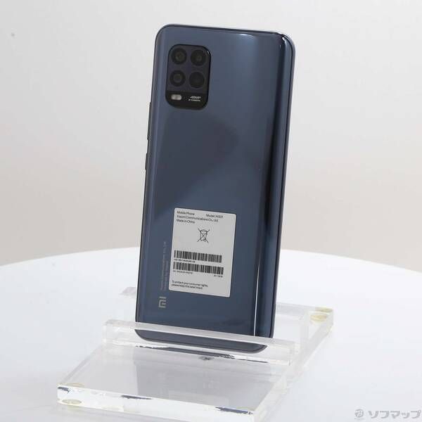 中古品〕 Mi 10 Lite 5G 128GB コズミックグレー XIG01 auロック