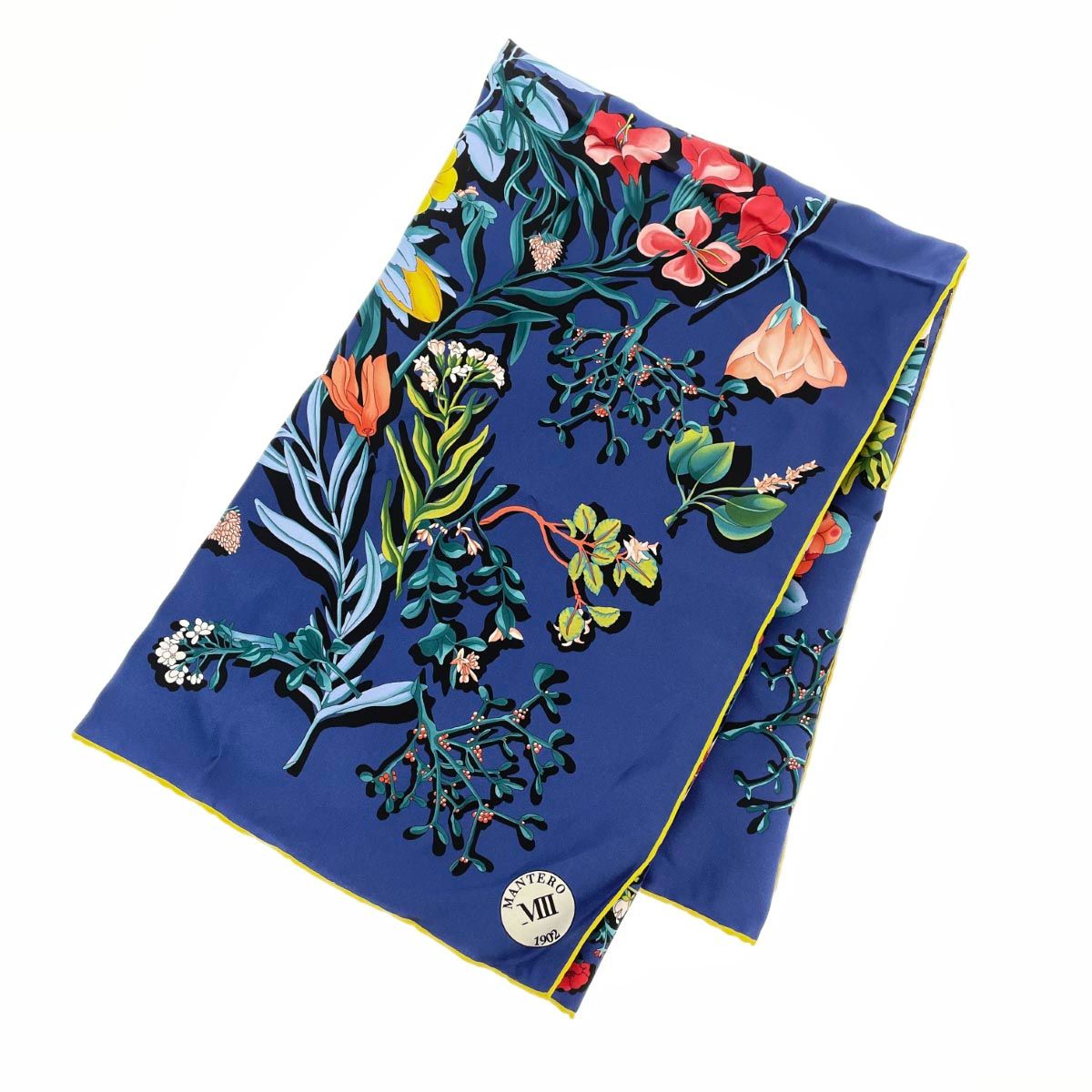 h29 超美品 マンテロ スカーフ シルク100 MANTERO マンテロ スカーフ