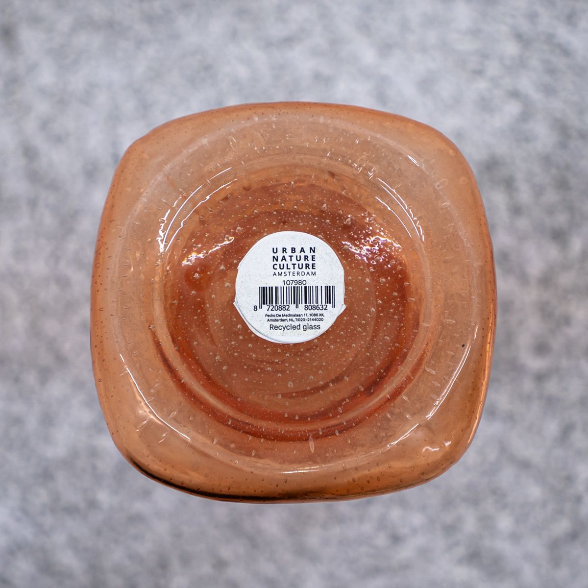 URBAN NATURE CULTURE アーバン ネイチャー カルチャー Candle h er Flora Papaya キャンドル ホルダー フローラ パパイヤ ガラス オレンジ NEXPOTALLINN_EU