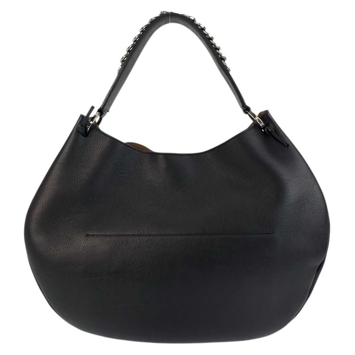 LOEWE 美品◎LOEWE ロエベ アナグラム型押し ヒールポーチ／斜め