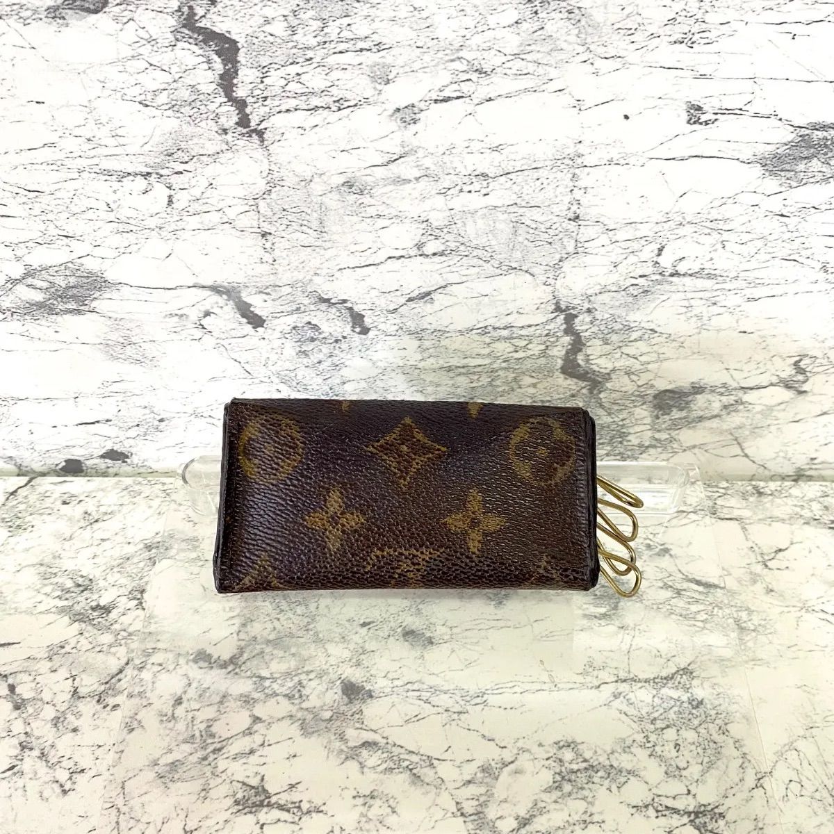 【希少】Louis Vuitton モノグラム レザーキーケース LOUIS VUITTON - 希少レア ルイヴィトン モノグラム 小判型キー
