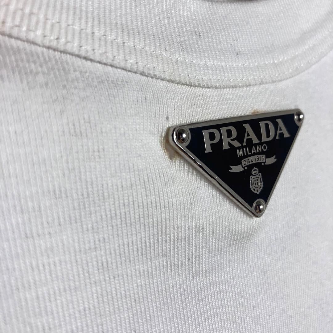 PRADA プラダ 三角プレート ロゴ Tシャツ PRADA (プラダ