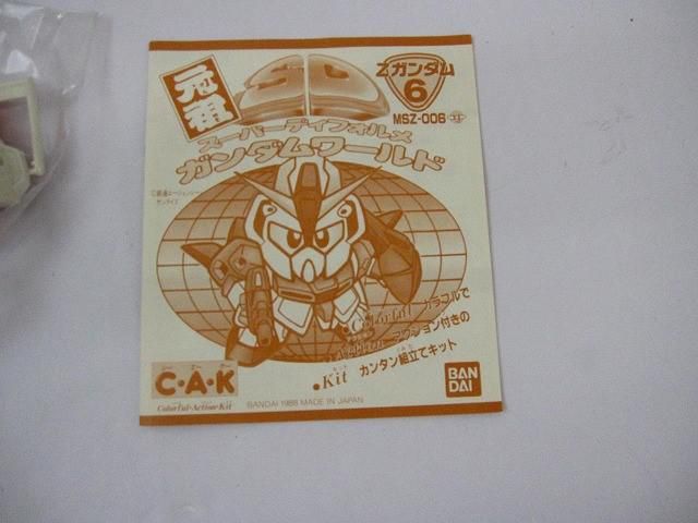  未組立 プラモデル 元祖SDガンダムワールド NO 6 Zガンダム MSZ 006 プラモデル おもちゃ