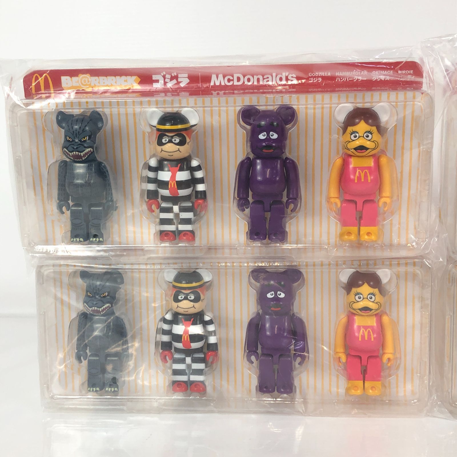 新品未開封　ゴジラVSマクドナルド　BE@RBRICK　ベアブリック　4体セット BE@RBRICK SERIES 50