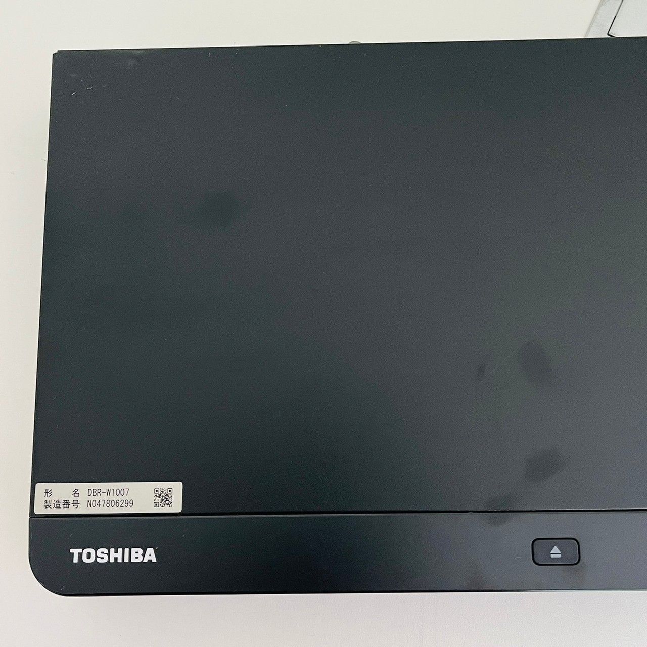 東芝 TOSHIBA REGZA レグザブルーレイ DBR-W1007 2017年製 説明書あり