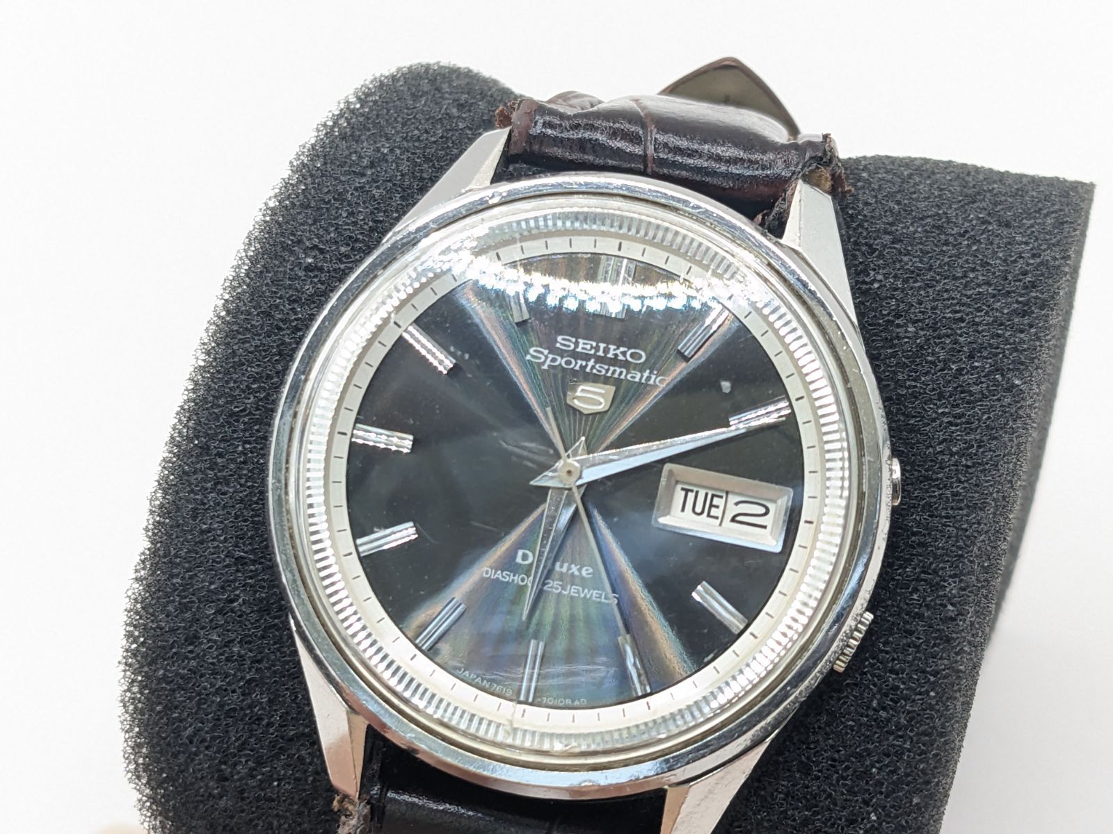SEIKO Sportsmatic Deluxe 自動巻き腕時計 ジャンク品 ジャンク！ Seiko Sportsmatic Deluxe 自動巻き腕時計 セイコー