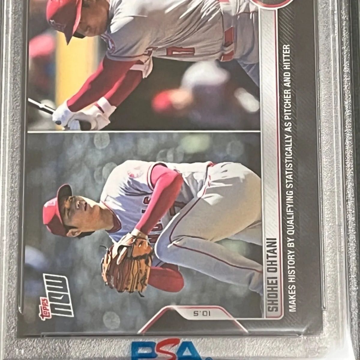 PSA10大谷翔平!史上初投打同時規定達成2022 Topps now 1023 PSA10大谷翔平!史上初投打同時規定達成2022 Topps now 1023