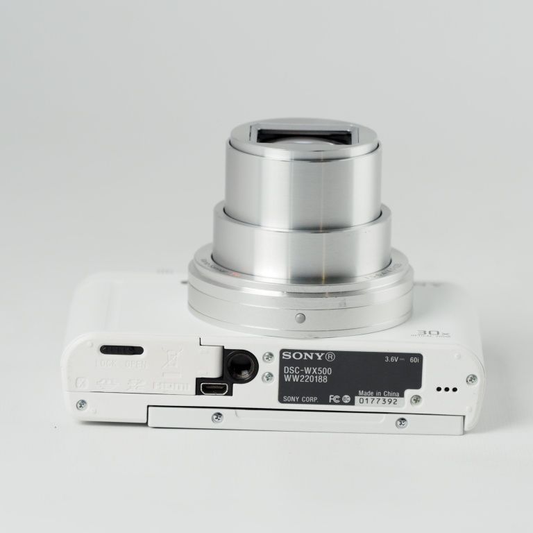 SONY Cyber-shot WX500 光学30倍ズーム 1820万画素 ホワイト DSC-WX500