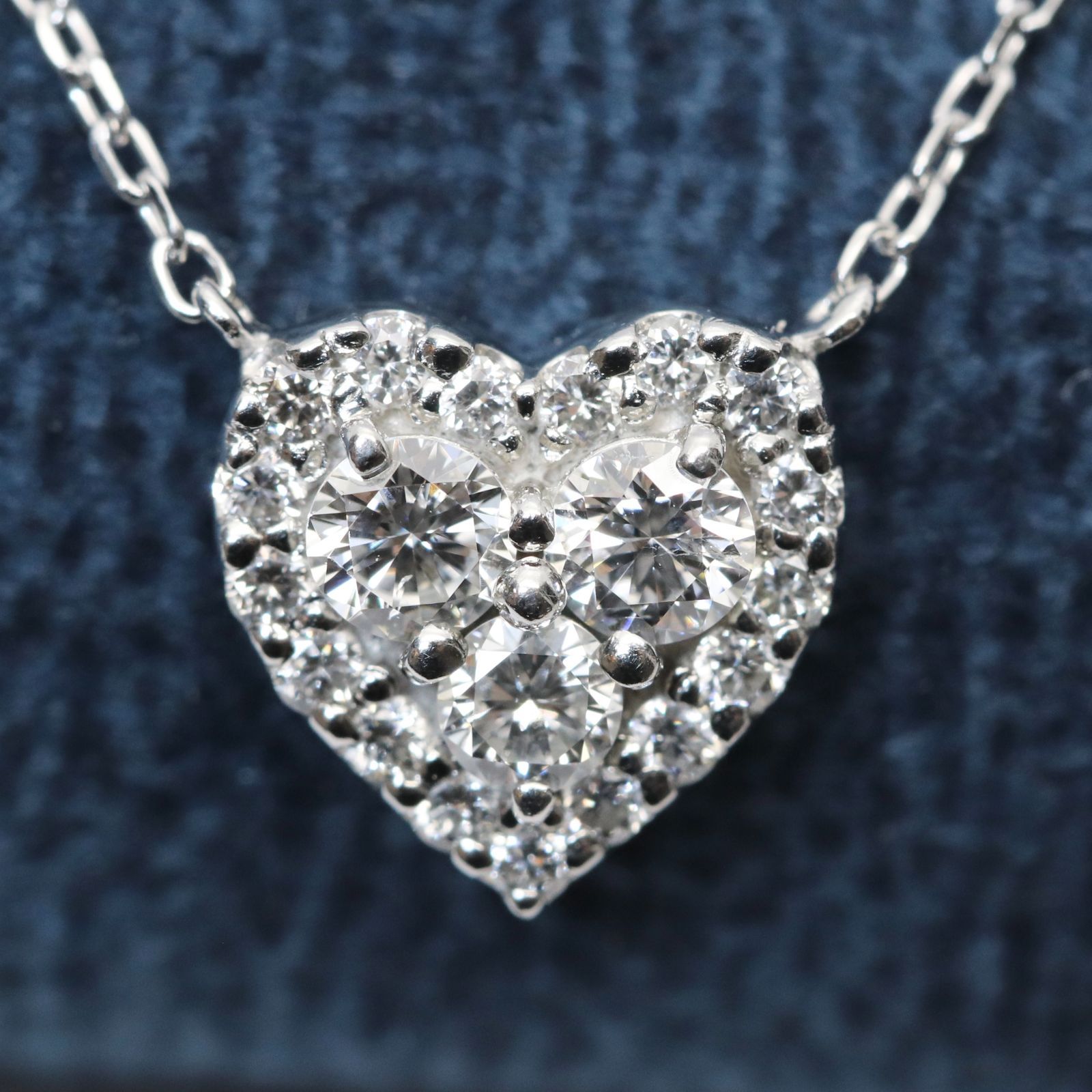 Vendome Aoyama ダイヤモンド ハート ネックレス　プラチナ AJAN132340DI_999_0_20240711150