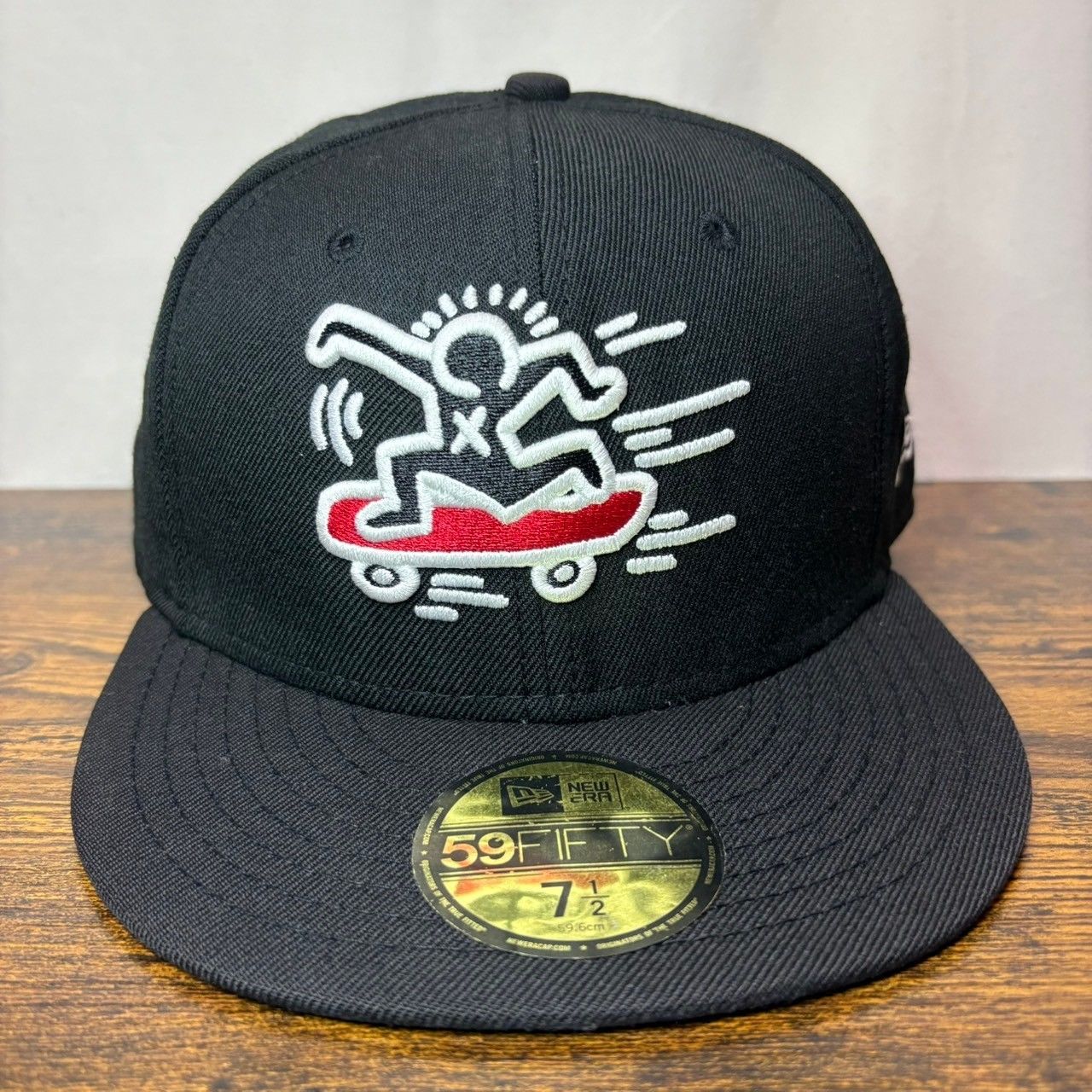 即完売』 シュプリーム ロンT スモールボックスロゴ 刺繍ロゴ 黒 【L