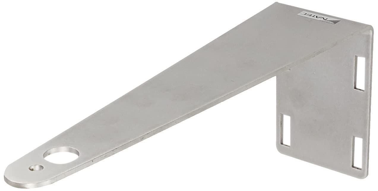 新品 ナテック(Natec) オールステンレス製L型アンテナ取付金具(板厚:3mm) SMA/M/N型(ジャック)取付可能 NB110 幅~20mmのステンレスベルト等で取付可能 マスト ポール 固定金具