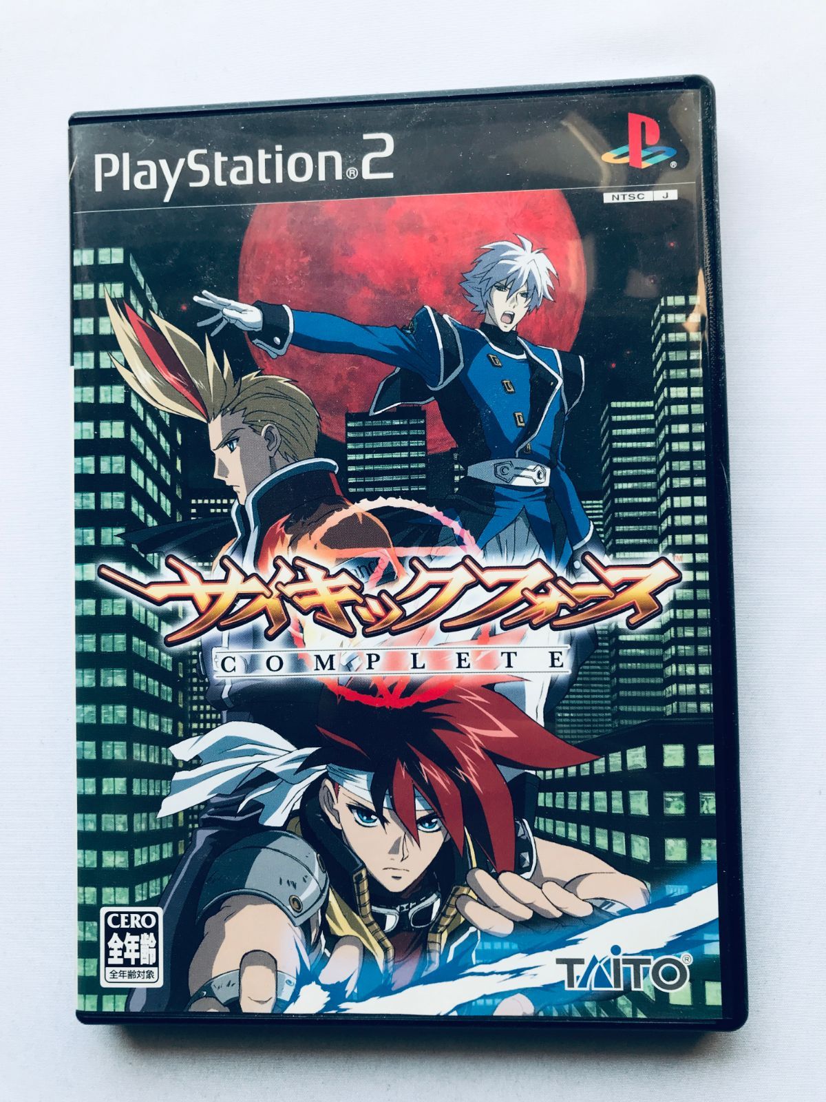 サイキックフォース コンプリート PS2 ハガキ 訂正表 Psychic Force Complete PS2 Postcard Correction Table