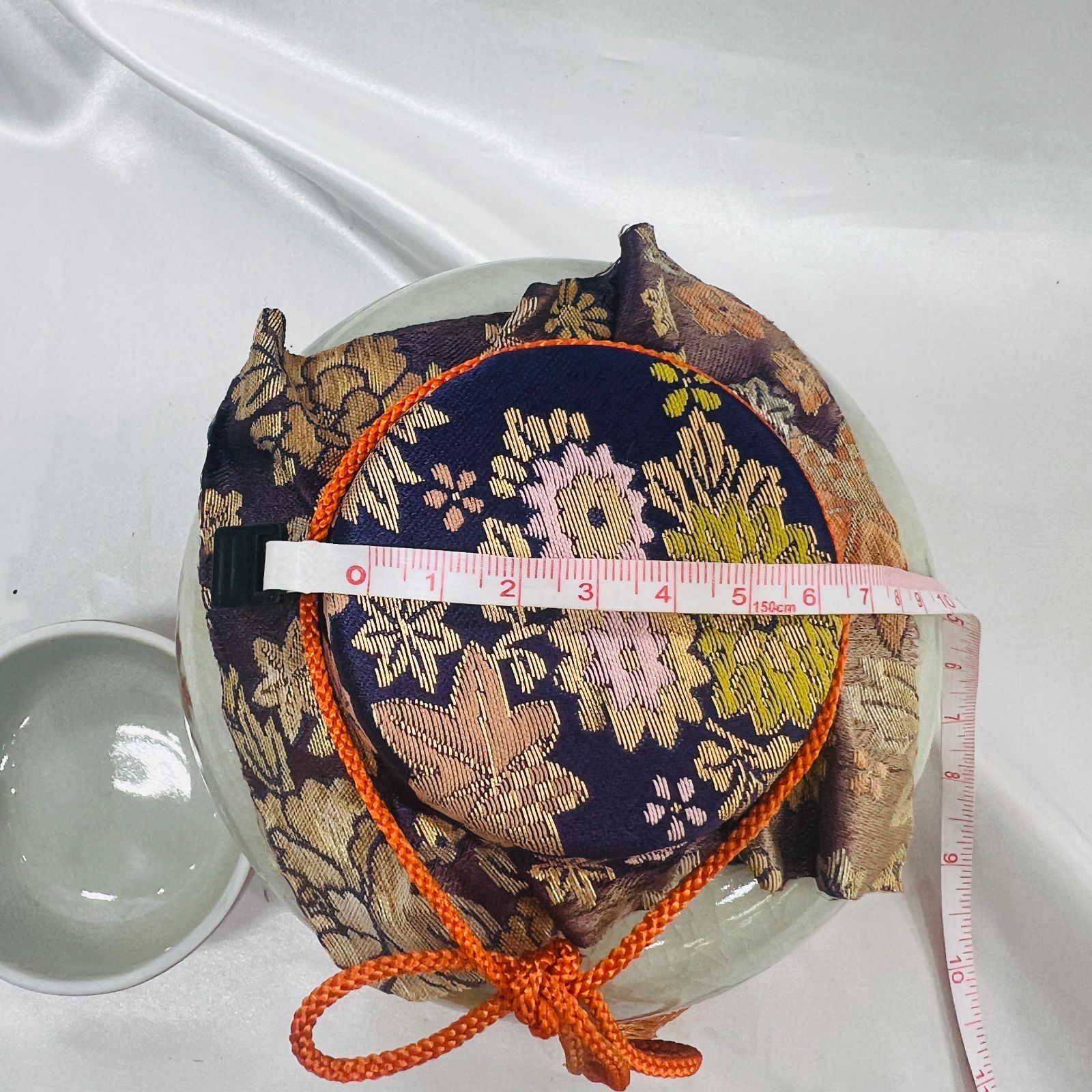 A【骨董】九谷焼 茶壺 玉峯作 アンティーク 壺 レトロ 陶芸 工芸品 