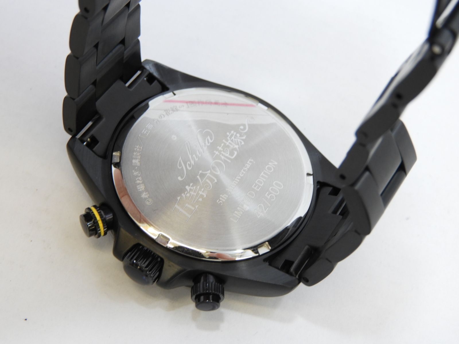 映画 五等分の花嫁公開記念サン＆ムーン付きクロノグラフ腕時計 中野