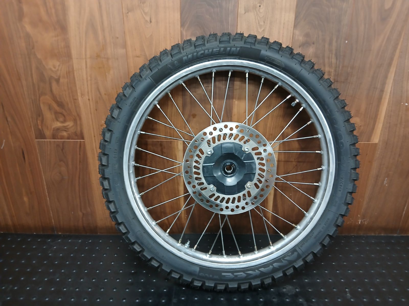 ホンダ XLR250 BAJA】純正フロントホイール 21x1.60（実動 動画あり 旧