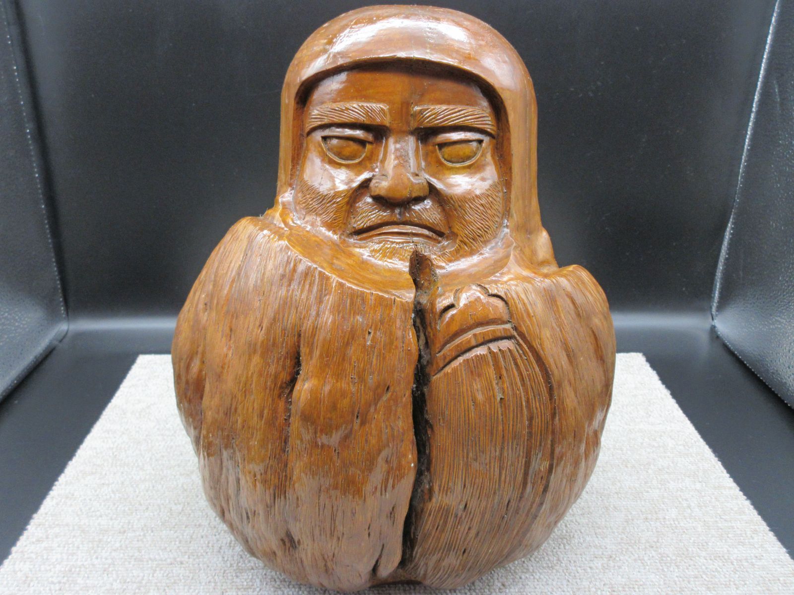 木製 木彫り 彫刻 瘤だるま 達磨 ダルマ だるま レア物 縁起物