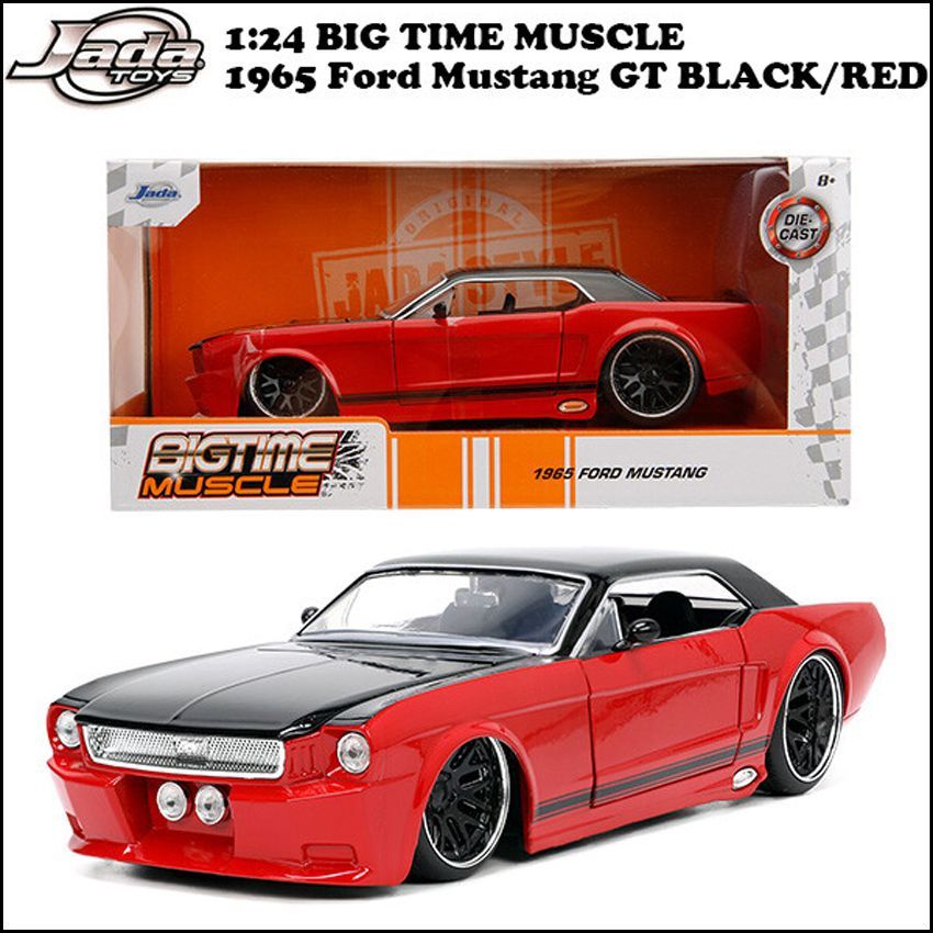 1:24 BTM 1965 Ford Mustang GT ミニカー JADATOYS 1:24 BTM 1965 Ford Mustang GT ミニカー - メルカリ