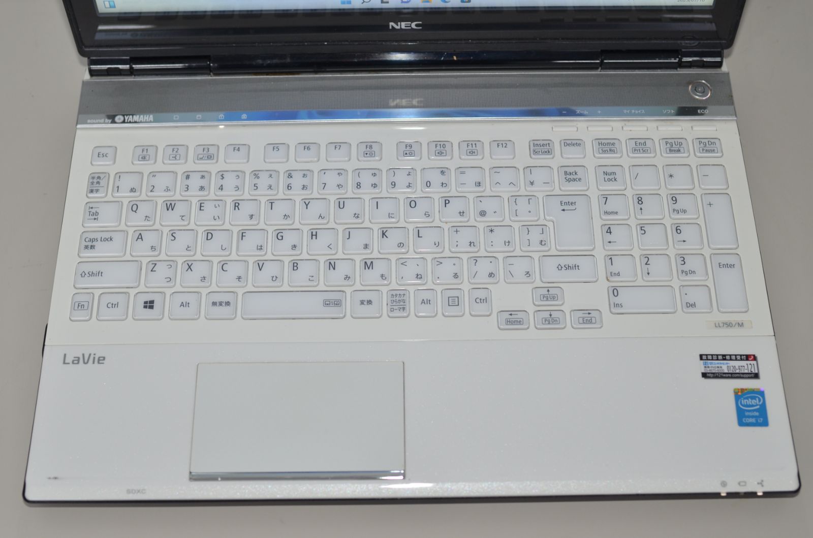 中古良品ノートパソコン NEC LL750/M Windows11+office core i7-4700MQ