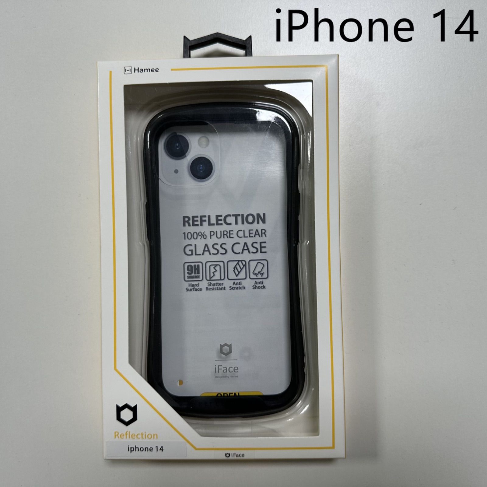 新品 iFace アイフェイス iphone14 ブラックケース スマホケース