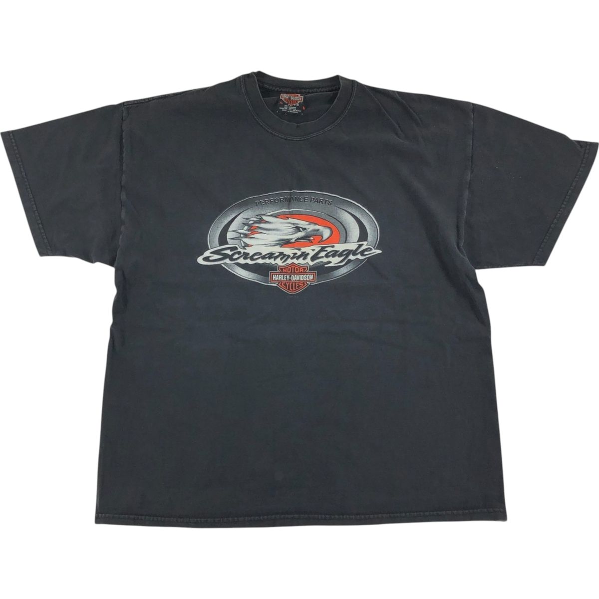 古着 90年代 ハーレーダビッドソン Harley-Davidson Hanes ヘインズ 鷲柄 イーグル柄 バックプリント モーターサイクル|eaa538918