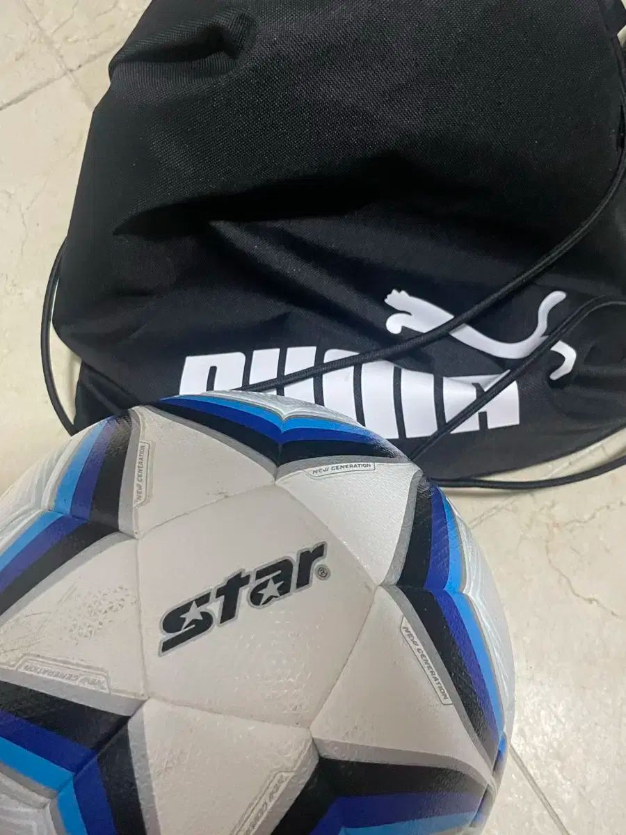  Star サッカーボール ＋ PUMA(プーマ) バッグ 販売 サッカーボール