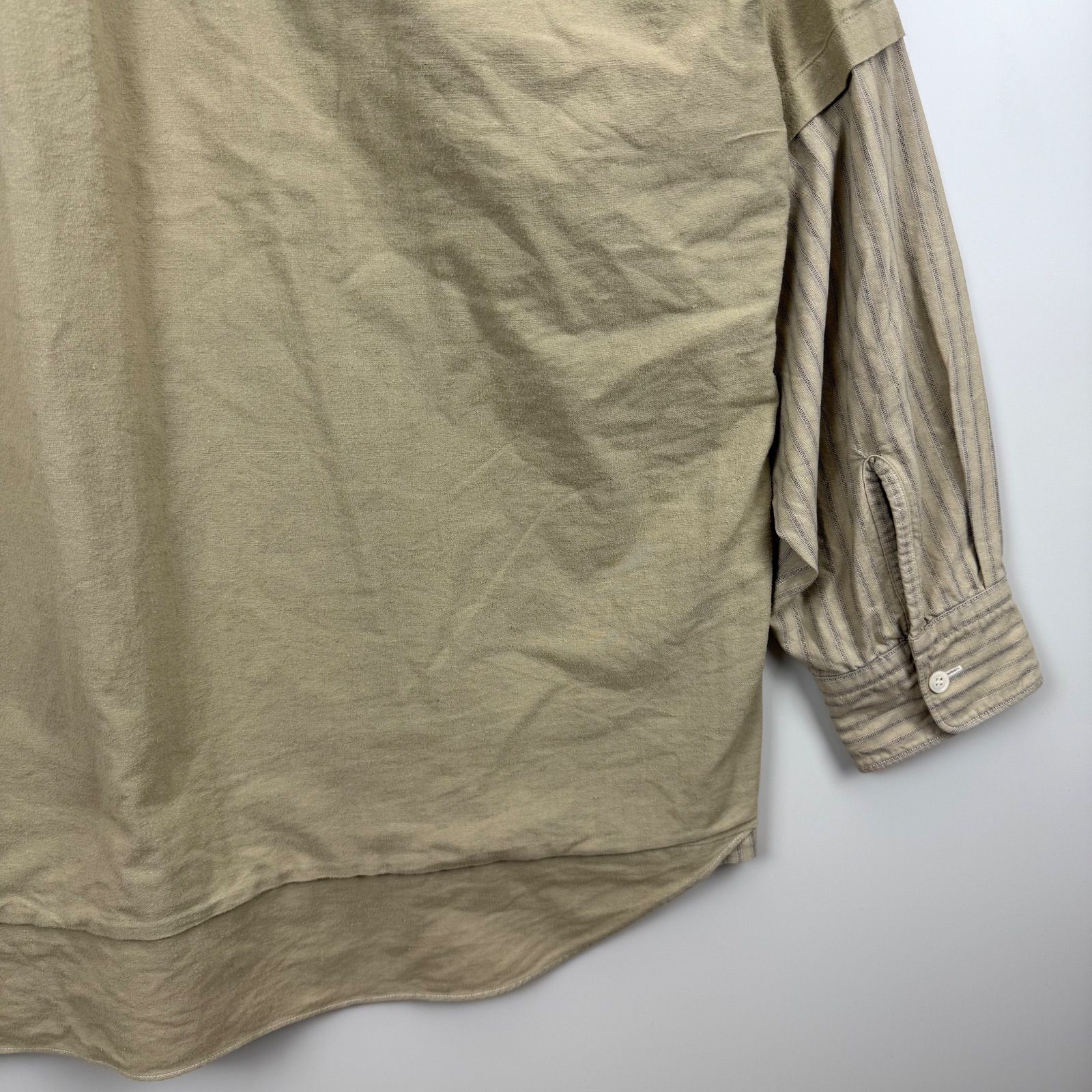 コムデギャルソンオム リバーシブル シャツ 90s comme des garcons homme 90s 1998 tnaka reversible L/S shirt