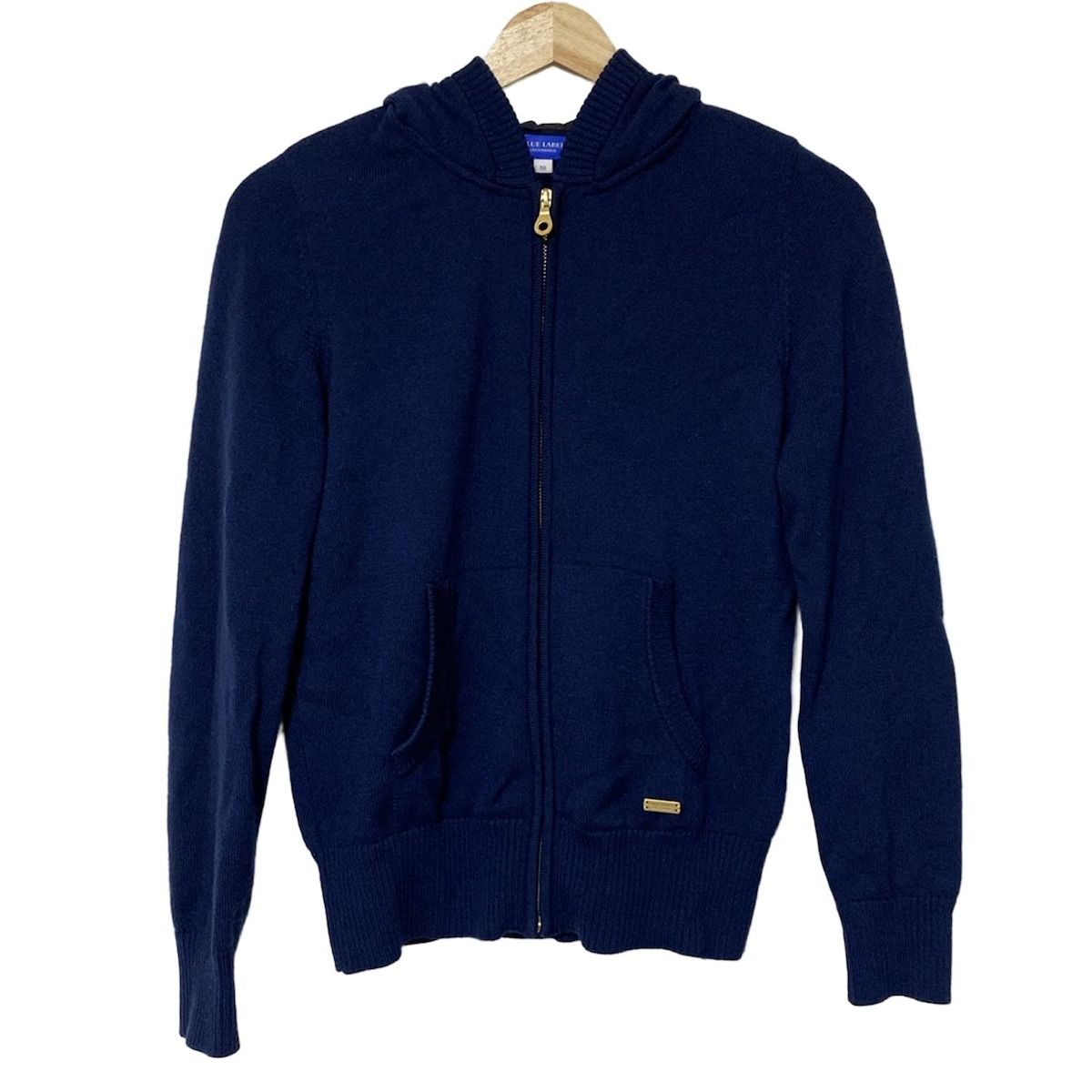 ブルーレーベルクレストブリッジ ブルゾン　ネイビー　38サイズ ブルーレーベルクレストブリッジ ブルゾン サイズ38 M レディース美品