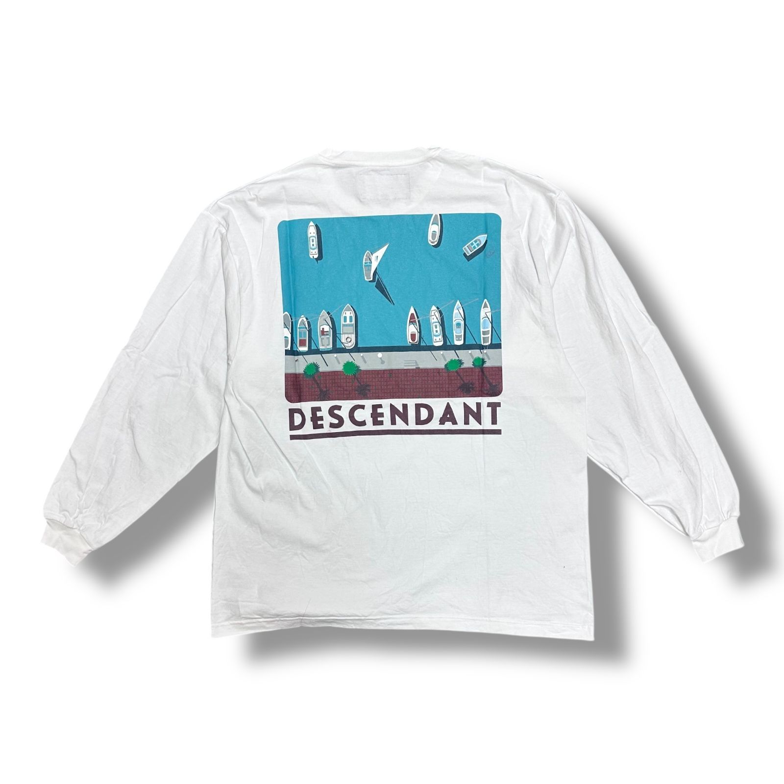 参考上代15400円 DESCENDANT 25SS Fit out LS 長袖Tシャツ ロング 